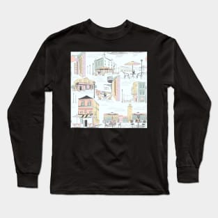 Le Petit Bistro Pastel Long Sleeve T-Shirt